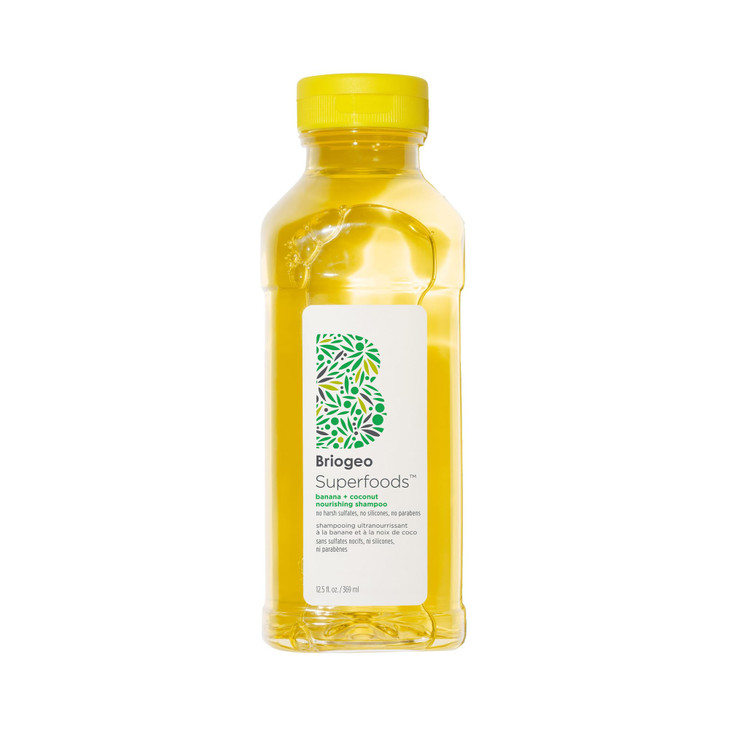 Briogeo Superfoods Banana Coconut Nourishing Shampoo Replenish Dull Dry Hair and Supports Healthy Hair and Scalp Moistur