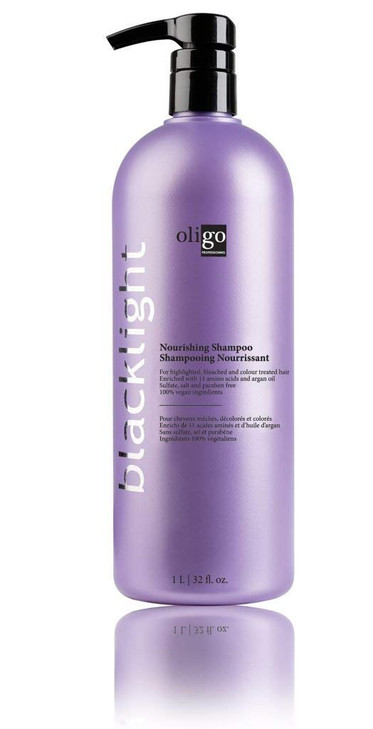 Oligo Professionnel Blacklight Nourishing Shampoo Sulfate free shampoo for blondes Vegan For Color Treated Hair Hydratin