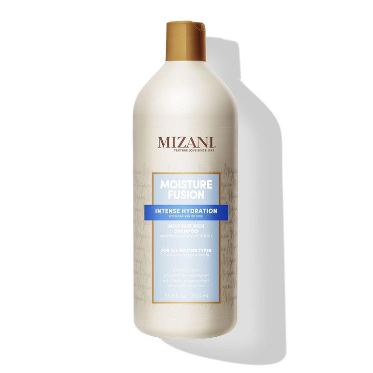 Mizani Moisture Fusion Moisture Rich Shampoo Gently Cleanses Conditions Hair With Argan Oil For Dry Hair 338 Fl Oz