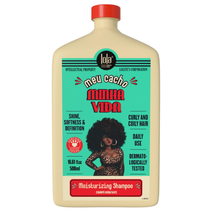 Lola From Rio Meu Cacho Minha Vida Hydrating Shampoo For Defined Soft Vibrant Curls Nourishing Mousturizing Paraben Sulf