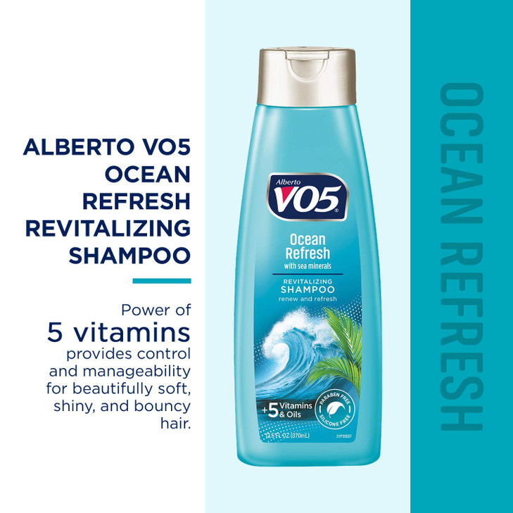 VO5 Ocean Refresh Herbal Shampoo Size 125oz