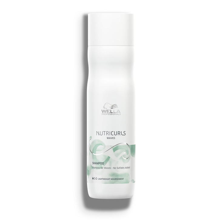 Wella Professionals Nutricurls Shampoo for Waves Nourish and Define Waves Curls Formulated Without Sulfates 84 Fl Oz