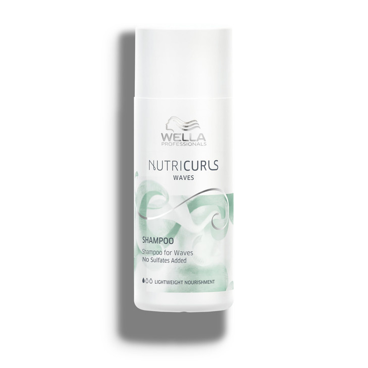 Wella Professionals Nutricurls Shampoo for Waves Nourish and Define Waves Curls Formulated Without Sulfates 16 Fl Oz