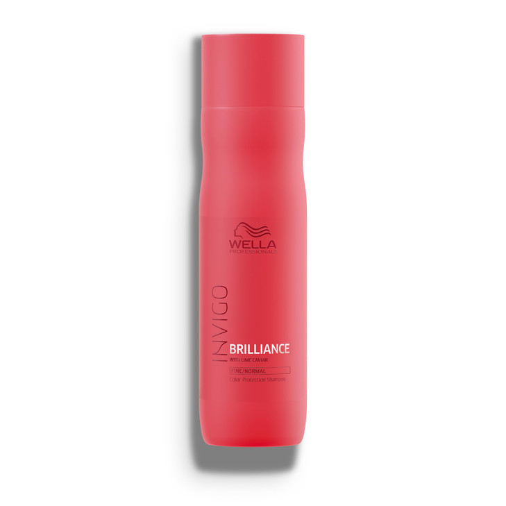 Wella Professionals Invigo Brilliance Shampoo For FineNormal Colored Hair Intense Color Protection Maintains Vibrancy 10