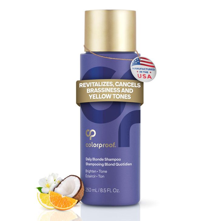 Colorproof Daily Blonde Shampoo 85 Fl Oz Sulfate Free Shampoo for Blonde Color Treated Hair with Citrus Jasmine Coconut
