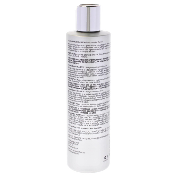 Kenra Professional Platinum Color Charge Shampoo Color Extending Recharges Hair Color Up To 50 Washes Locks Color Pigmen