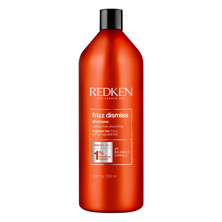 Redken Sulfate Free Frizz Dismiss Shampoo For Frizzy Hair Smooths Manages Frizz