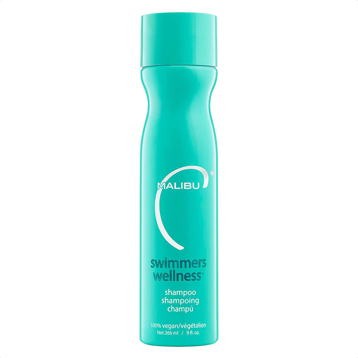Malibu C Swimmers Wellness Clarifying Shampoo for Chlorine Hair Build Up Adults Kids Swim Shampoo to Help Protect Agains