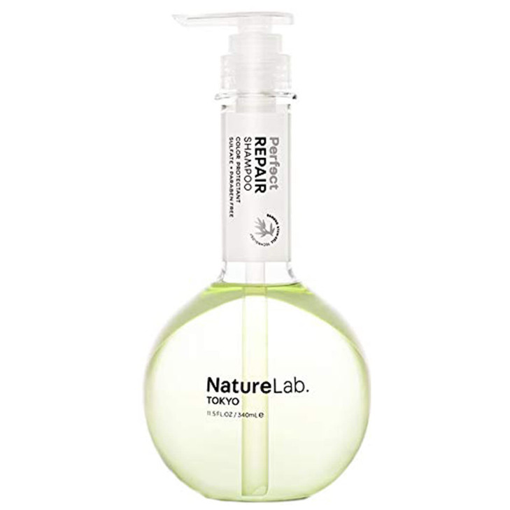 NatureLabTOKYO Perfect Repair Shampoo Japanese Shampoo for Damaged ColorTreated Hair Penetrates Roots and Revitalizes Re