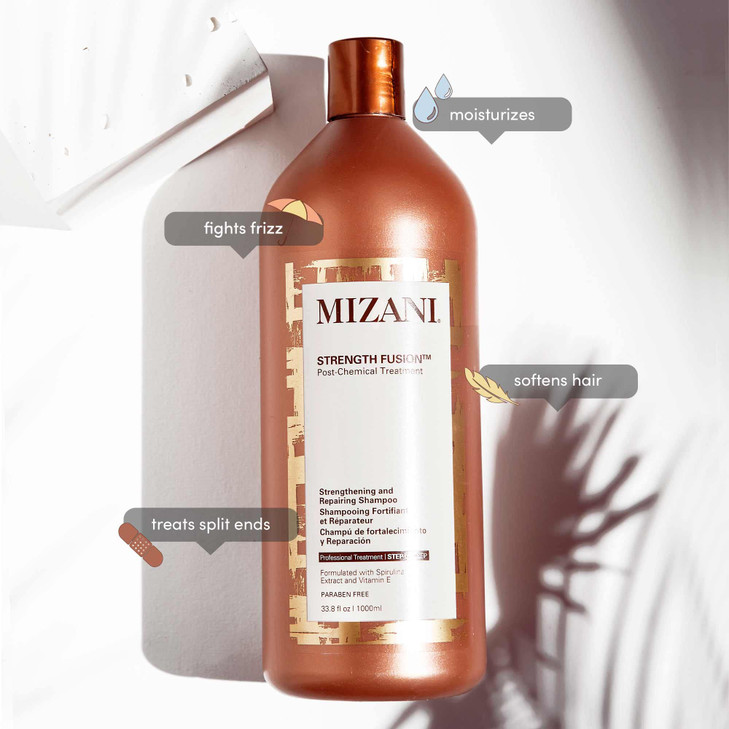 Mizani Strength Fusion Strengthening Repairing Shampoo For Damaged Chemically Treated Hair