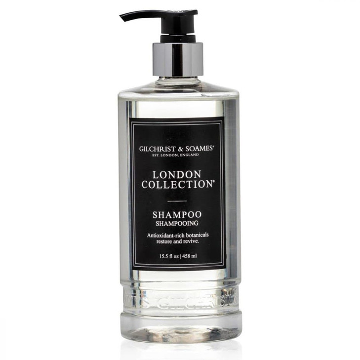 Gilchrist Soames London Collection Shampoo Pure Sulfate Free Paraben Free Cruelty Free Formula for All Hair Types Gentle
