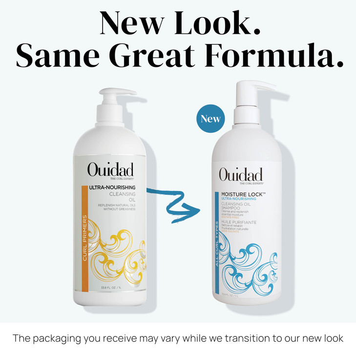 Ouidad Moisture Lock Ultra Nourishing Cleansing Oil Shampoo for Curly Hair 338 fl oz Rehydrates Dry Damaged Curls Color