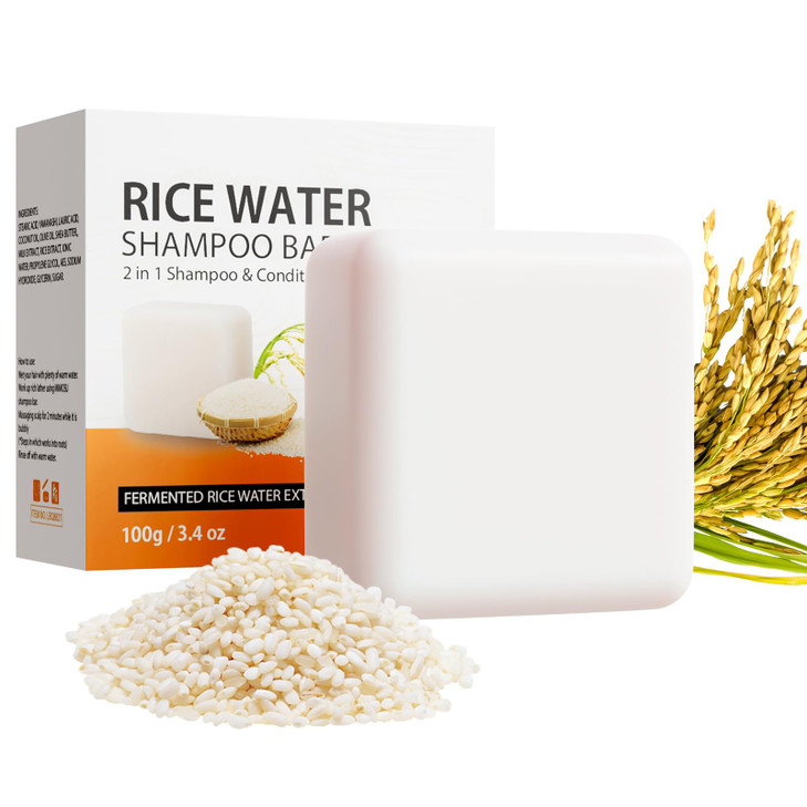 Panarciss Rice Water Shampoo and Conditioner 2 In 1 Fermented Rice Water For Hair Growth and Moisturizing Anti Hair Loss
