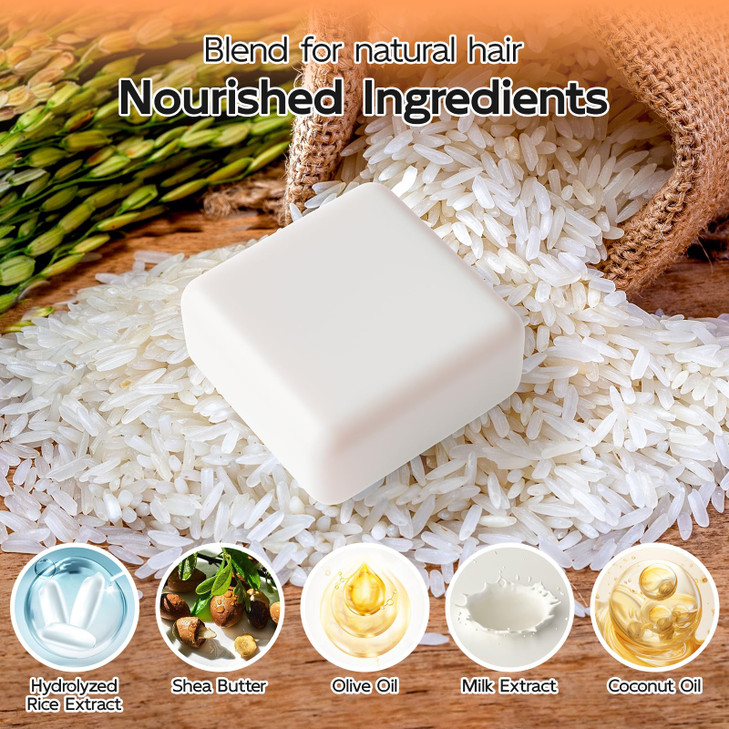 Panarciss Rice Water Shampoo and Conditioner 2 In 1 Fermented Rice Water For Hair Growth and Moisturizing Anti Hair Loss