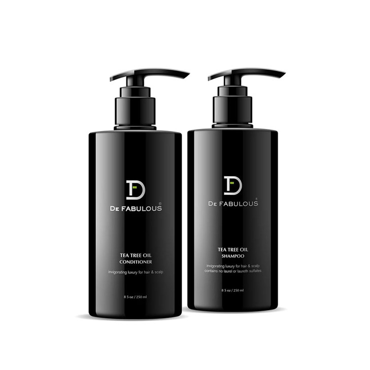 De Fabulous Tea Tree Oil Shampoo and Conditioner Set 85 fl oz