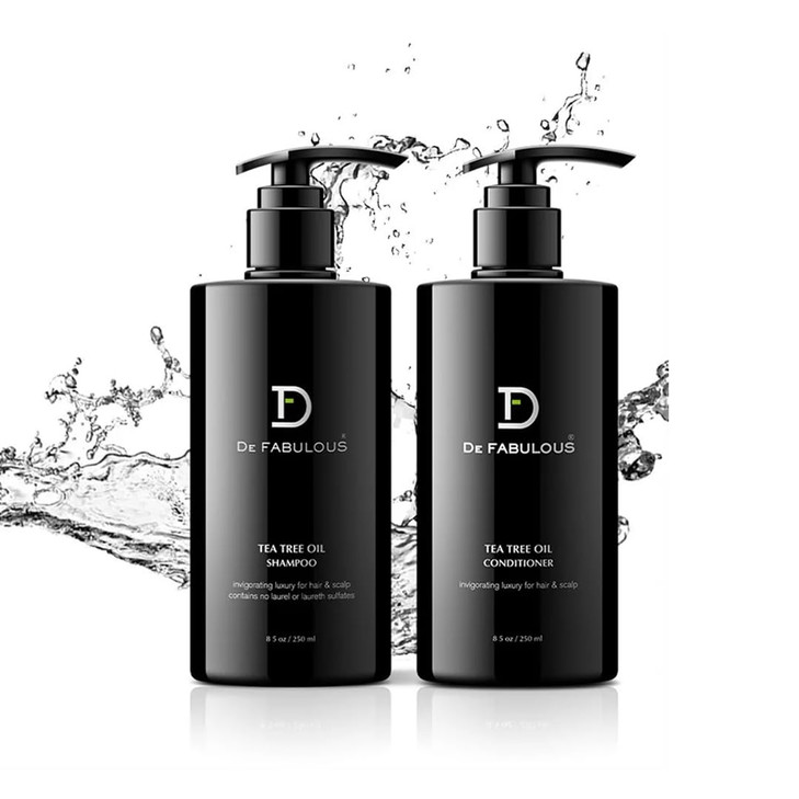 De Fabulous Tea Tree Oil Shampoo and Conditioner Set 85 fl oz