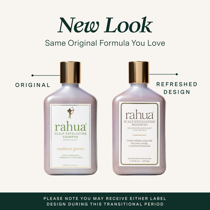 Rahua Scalp Exfoliating Shampoo Vegan Gently Cleanses Scalp Removes Buildup Botanical Formula with Star Anise Organic Ma