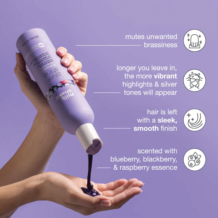 milkshake Silver Shampoo Purple Milk 101 Fl Oz