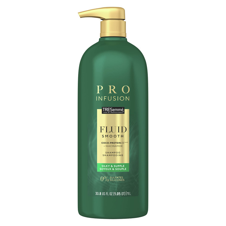 TRESemm CrueltyFree Pro Infusion Fluid Smooth Shampoo For Silky Supple Hair Sulfate Free Infused With Natural Coconut Dr