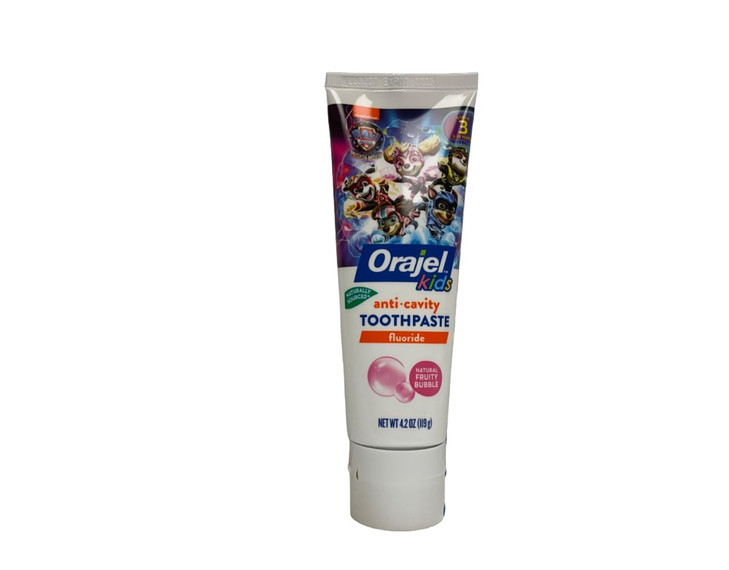 Orajel Paw Patrol Anticavity Fluoride Toothpaste 4.20 Oz Natural Fruity Bubble Flavor online at globaldelivered