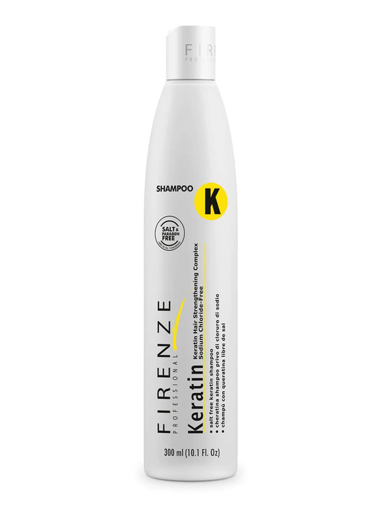 Firenze Professional Keratin Care Bundle Keratin Complex Shampoo 300ml 101 fl oz and Intense Conditioning Pack 300ml 101