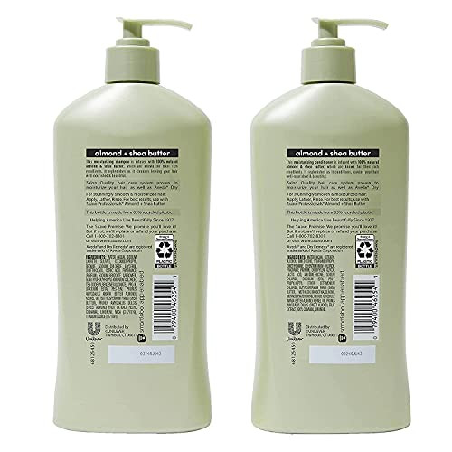Suave Professionals Moisturizing Shampoo and Conditioner Almond Shea Butter 18 oz 2 count