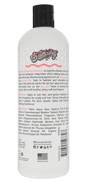 Suavecita Hydrating Shampoo SulfateFree ParabenFree ColorTreated Hair Safe 169 oz
