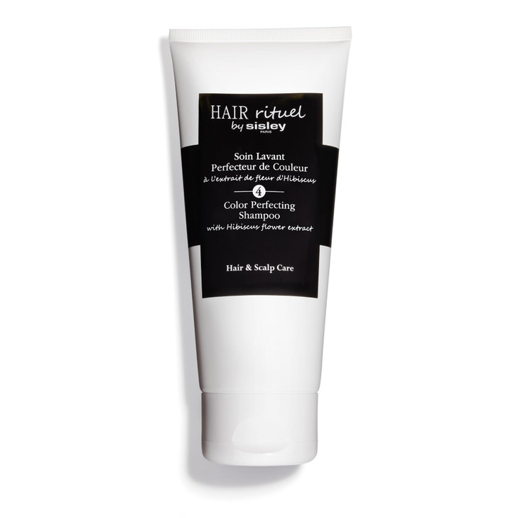 Sisley Paris Hair Rituel Color Perfecting Shampoo with Hibiscus Flower Extract 200 mL Gently Cleanses Cares for Colored