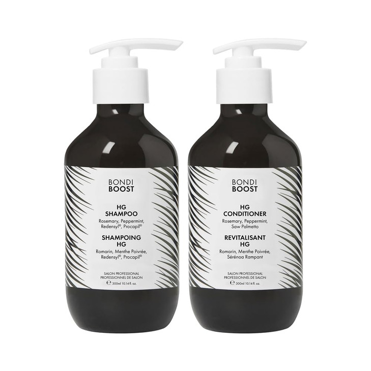 BondiBoost HG AntiThinning Shampoo Conditioner Set 1014 fl oz each Clinically Tested to Promote Fuller ThickerLooking Ha