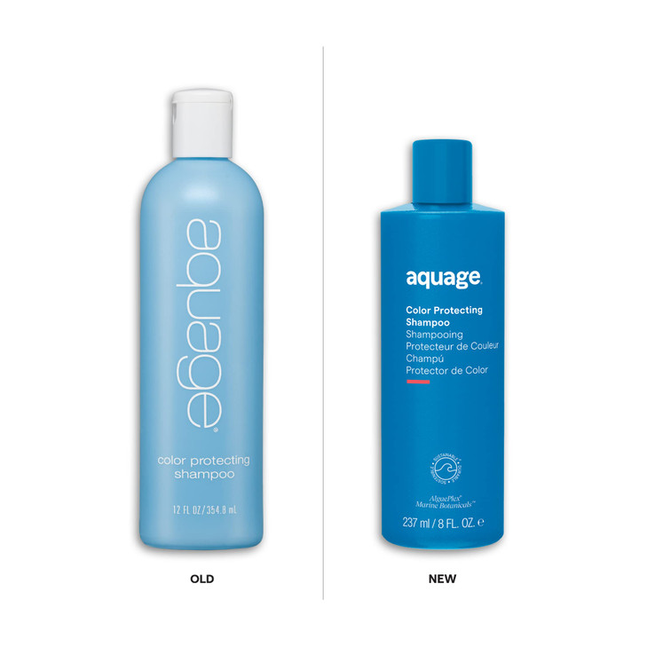 AQUAGE Color Protecting Shampoo Nourishing Marine Botanicals to Seal In Color and Provide Gentle Cleansing 8 oz