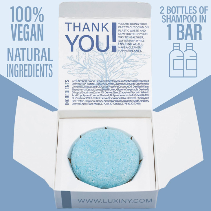 Luxiny Bay Rum Shampoo Bar Vegan SulfateFree Made in USA 3in1 Mens Shampoo Conditioner Body Wash Ideal for All Hair Type