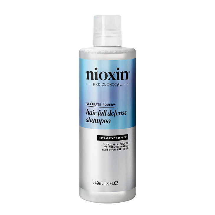 NIOXIN Hair Fall Defense Shampoo Activates Hair Follicles for Visibly Less Hair Loss With Niacinamide Caffeine Lauric Ac
