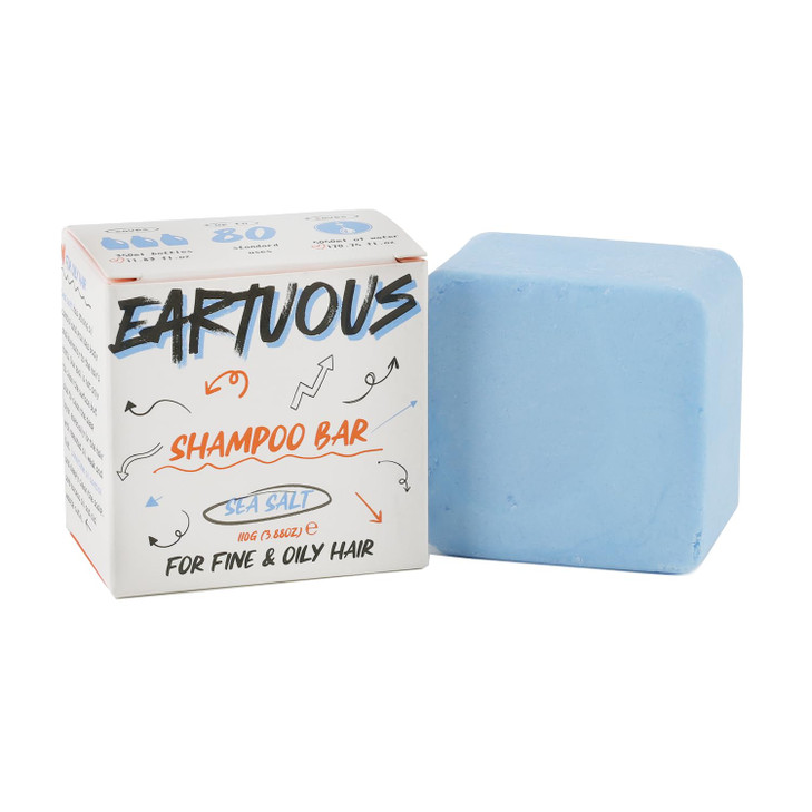 ECOPPEAL Sea Salt Shampoo Bar Soothing Formulation for All Hair Types Reduces Irritation and Moisturizes Scalp Brings Fl
