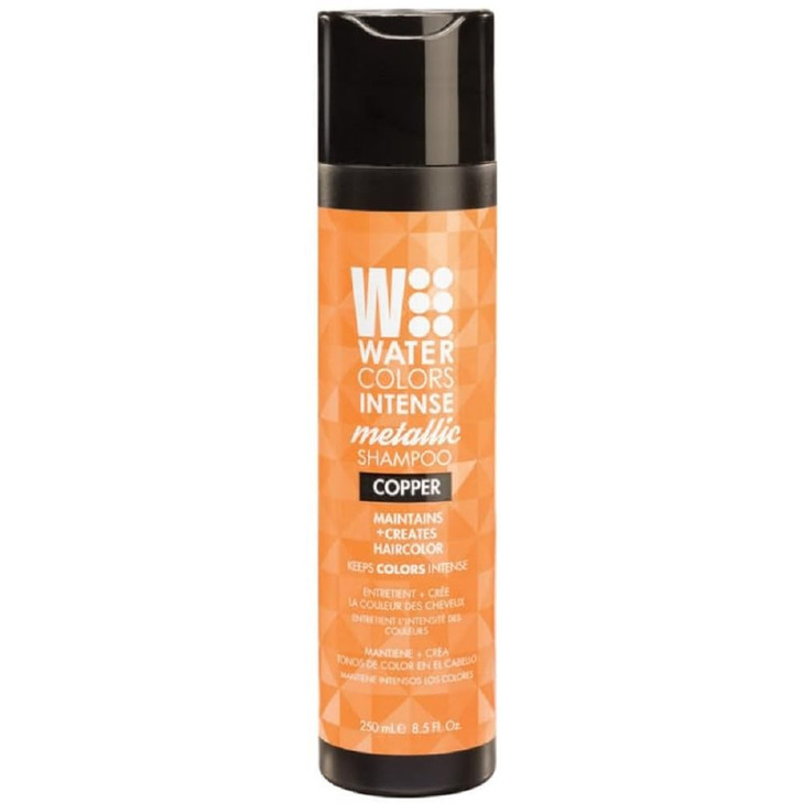 Watercolors INTENSE METALLIC Semi Permanet Color Depositing ShampooSulfate Paraben Free to Maintain Enhance Hair Color 8