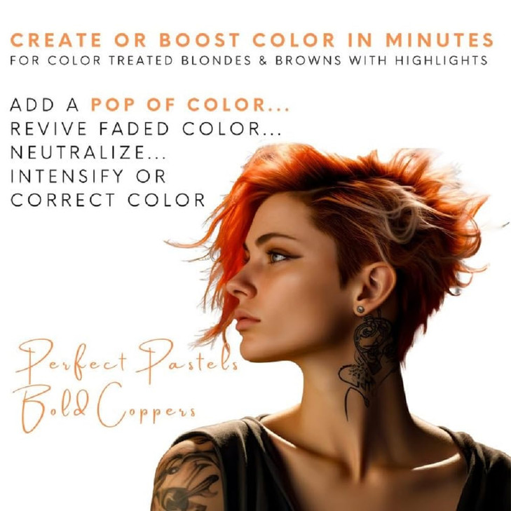 Watercolors INTENSE METALLIC Semi Permanet Color Depositing ShampooSulfate Paraben Free to Maintain Enhance Hair Color 8