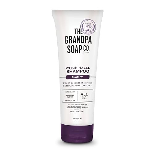 The Grandpa Soap Company Witch Hazel Shampoo Vegan Cruelty Free Witch Hazel Lavender Flower Coconut Oil All Hair Types 8