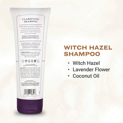 The Grandpa Soap Company Witch Hazel Shampoo Vegan Cruelty Free Witch Hazel Lavender Flower Coconut Oil All Hair Types 8