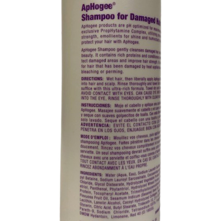ApHogee Shampoo for Damaged Hair 16oz Pack of 2
