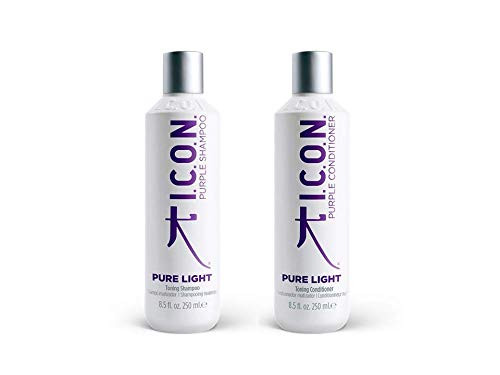 KICON Pure Light Purple Shampoo Conditioner DUO 85 oz Made in USA