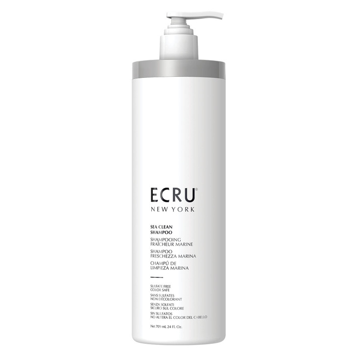 Ecru New York Sea Clean Shampoo Lightweight Hair Shampoo for Women or Men 24oz