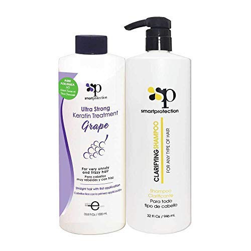 Smart Protection Grape Ultra Strong Keratin Treatment with Clarifying Shampoo 338oz