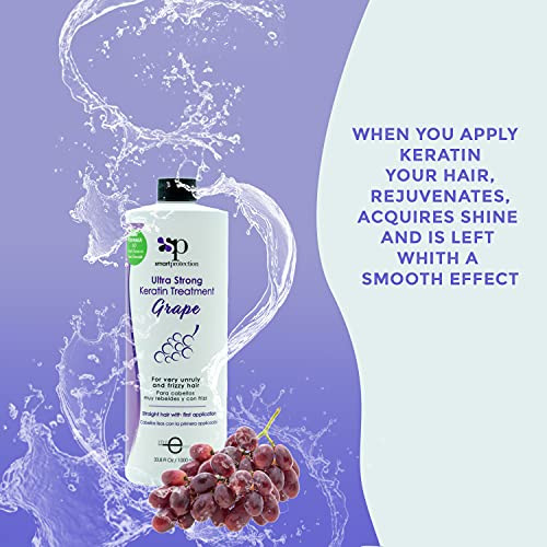 Smart Protection Grape Ultra Strong Keratin Treatment with Clarifying Shampoo 338oz