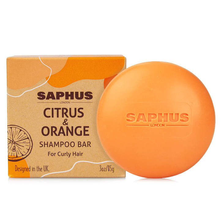 SAPHUS Argan Oil Shampoo Bar for Strengthening Cleansing Moisturizing Dry Curly HairTravel Size Zero Waste