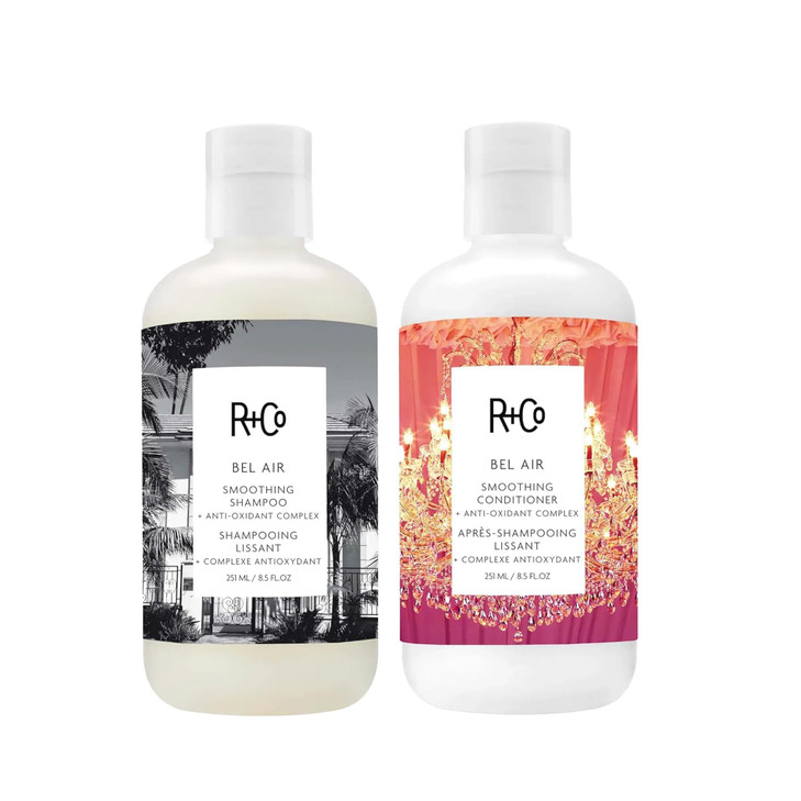 RCo Bel Air Smoothing Shampoo and Conditioner Set 85 Oz Body Shine Smoothing for All Hair Types Vegan CrueltyFree