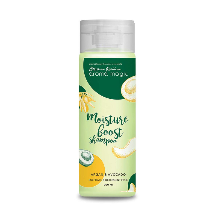 Aroma Magic Moisture Shampoo with Argan Avocado SulphateFree Shampoo for Dry Hair Deeply Moisturizes Strengthens Enhance