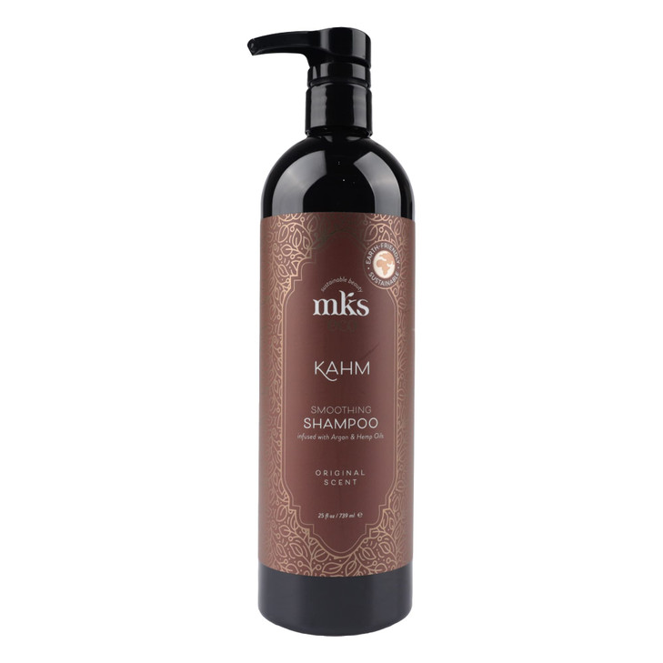MKS eco Kahm Smoothing Shampoo Original Scent 25 fl oz Cleanse Moisturize Repair Hair With Moroccan Argan Oil Hemp Seed