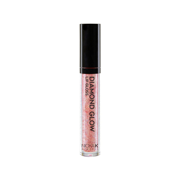 NickaK Diamond Glow Lip Gloss (ANGELIC) online at globaldelivered