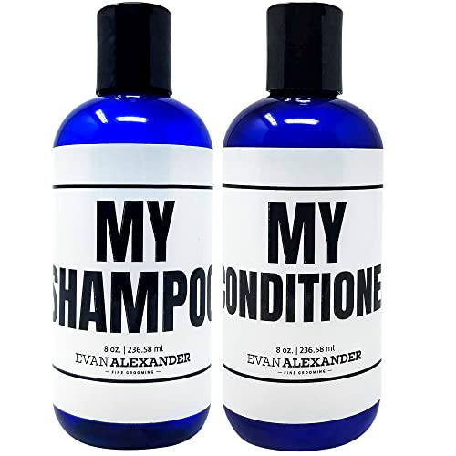 Evan Alexander Fine Grooming My Hair Repair Kit MenS Shampoo And Conditioner Set Tea Tree 8 Ounces 2 Piece Set