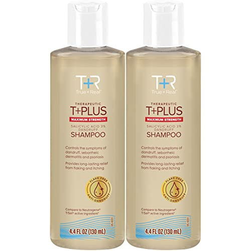 TrueReal Salicylic Acid AntiDandruff Shampoo 3 Salicylic Acid 44 Fl Oz 2 Pack