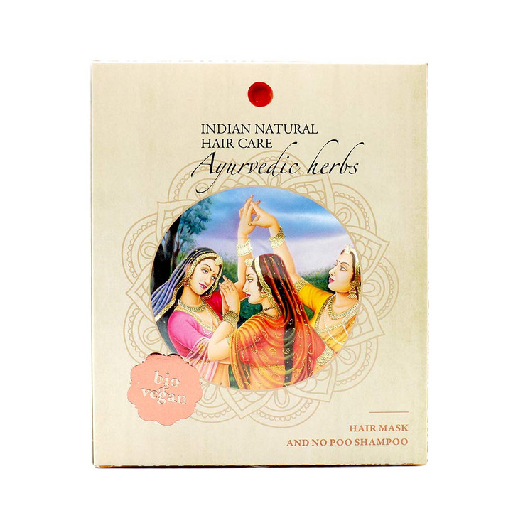Ayurvedic Herbs Powder Hair Mask Gentle Shampoo Fresh and Pure Organic 7 ounce Indian Natural Hair Care